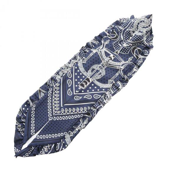 HERMES Black Silk Scarf - Picture 3 of 6